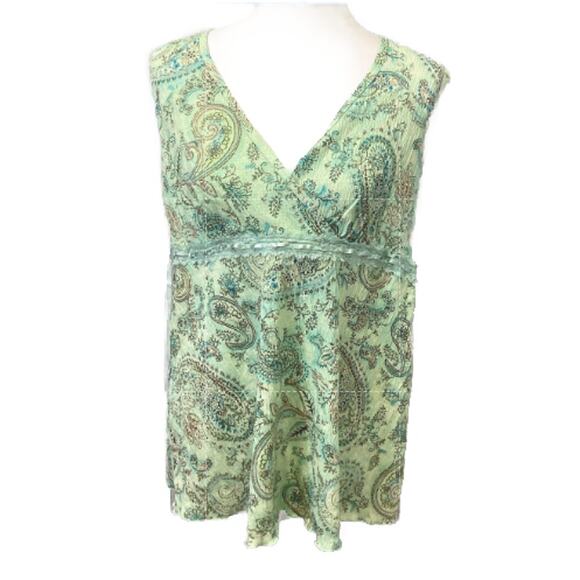 New Bundle of Joy Large Maternity PolyCotton Blend Sleeveless Deep V Blouse Top - Picture 1 of 5